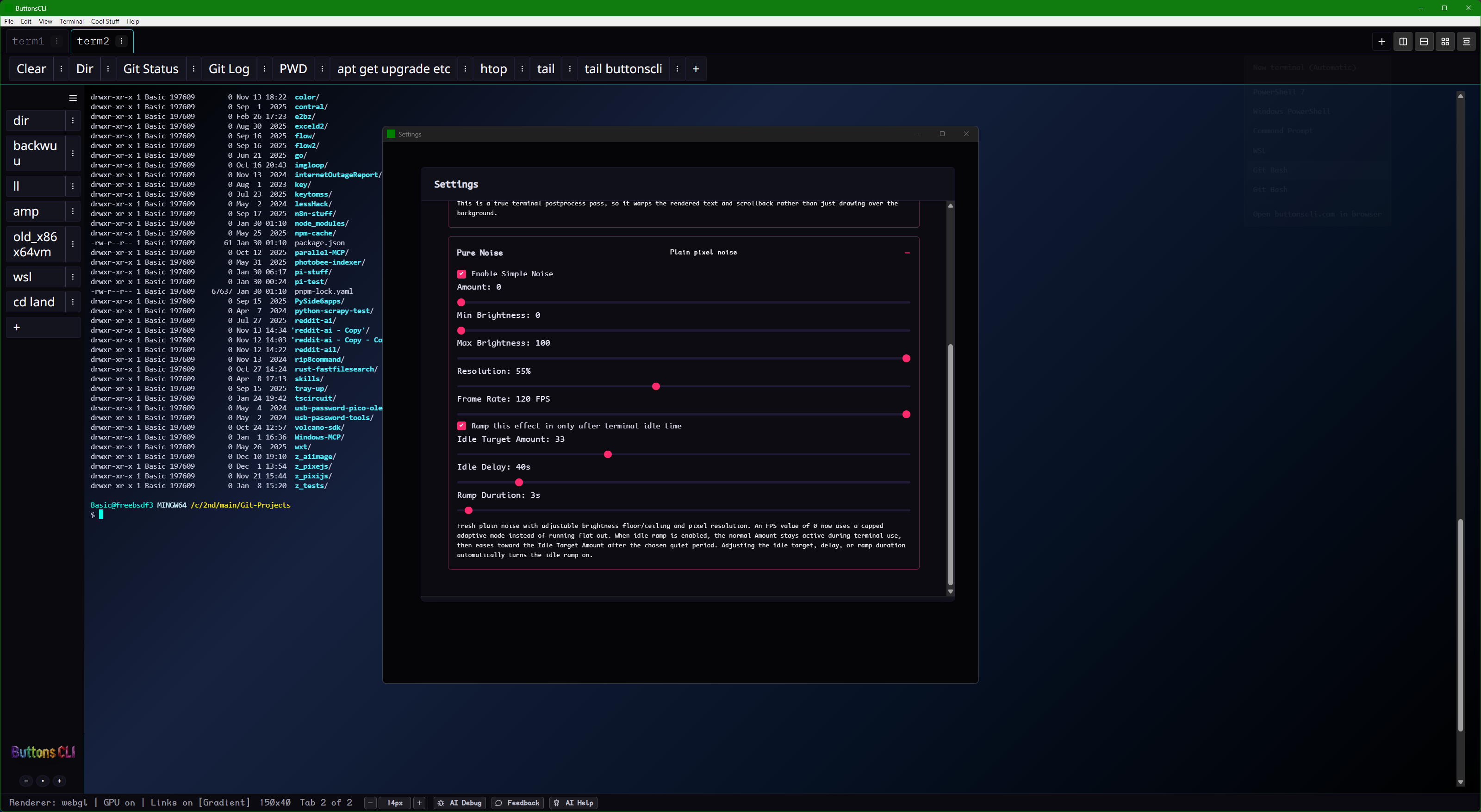 Clean blue theme
